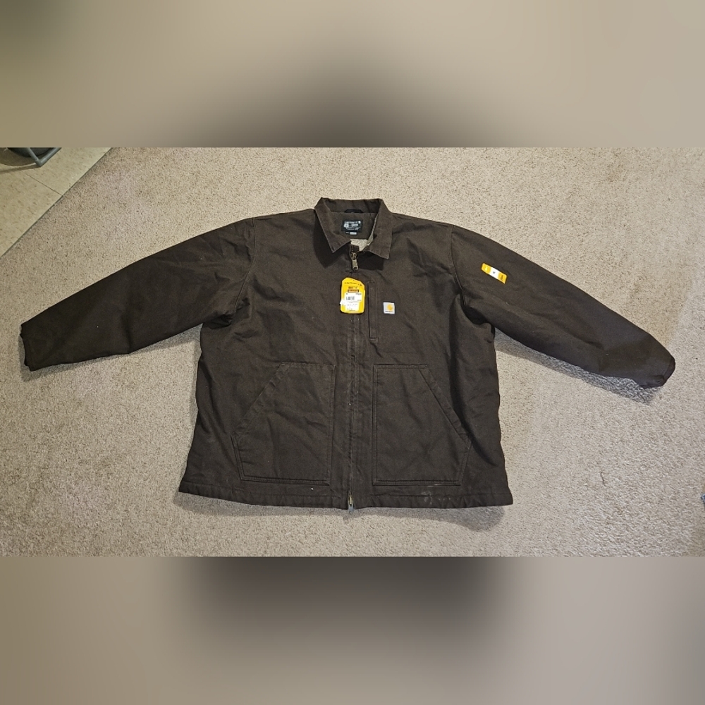 Carhartt Men's Black/Brown Jacket